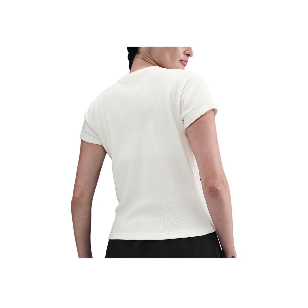 Nike Solid Color Slim Fit Round Neck Short Sleeve T-Shirt Women tops HV4995-133