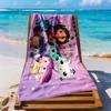 Cartoon Cute Gabbys5 Beach Towel High Absorbency & Quick-Dry Comfortable Lightweight