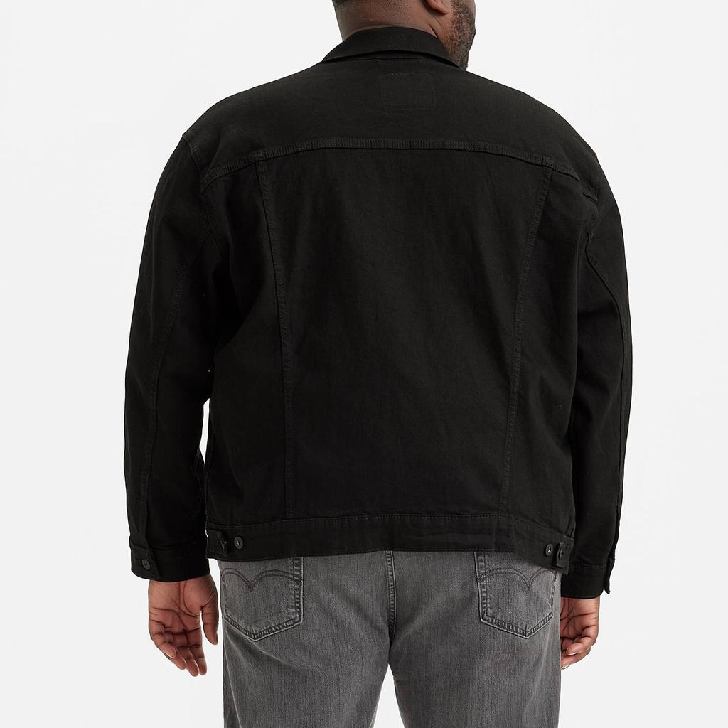 Levis Casual Oversized Long Sleeve Denim Jacket Men jackets Black 07158-0020