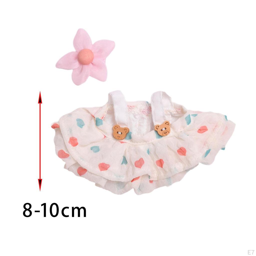 Adorable Doll Outfit Set with Hair Decorations for Young Girls