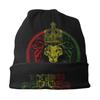 Rasta Reggea Lion Irie Spiritual Bonnet Hat Strickmütze Fashion Outdoor Skullies Beanies Hat Unisex Damen Warm Dual-Use Caps