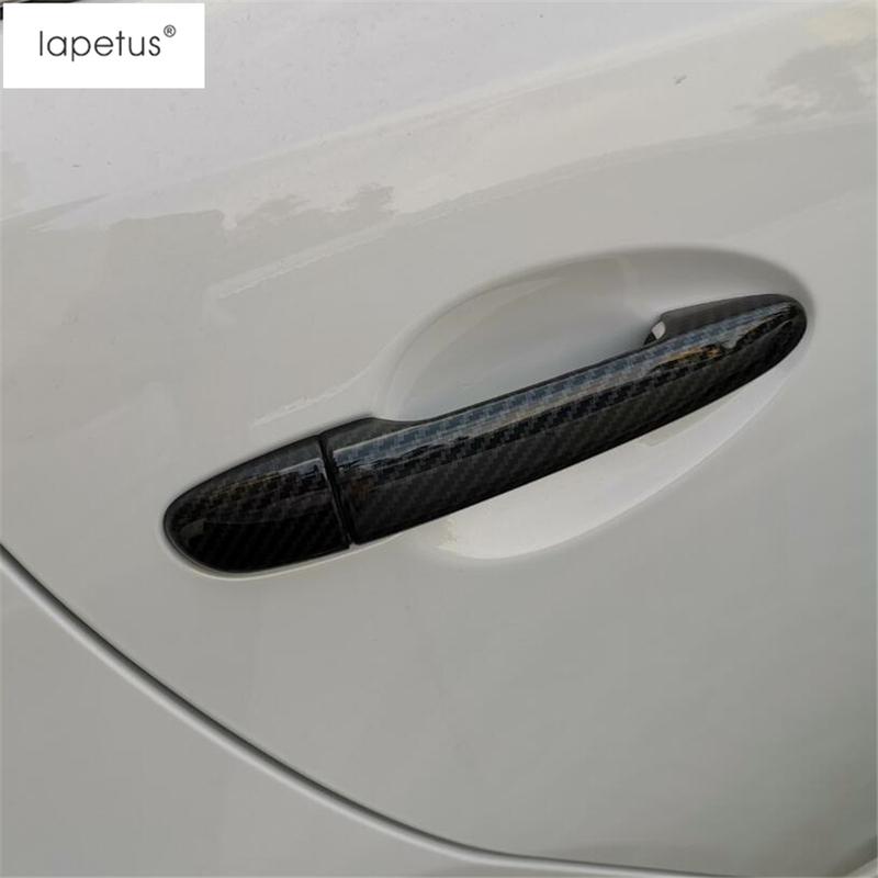 For Mazda 6  - 2024 Car Door Handle Molding Decoration Cover Trim ABS Bright Chrome / Carbon Fiber Accessories Exterior Kit