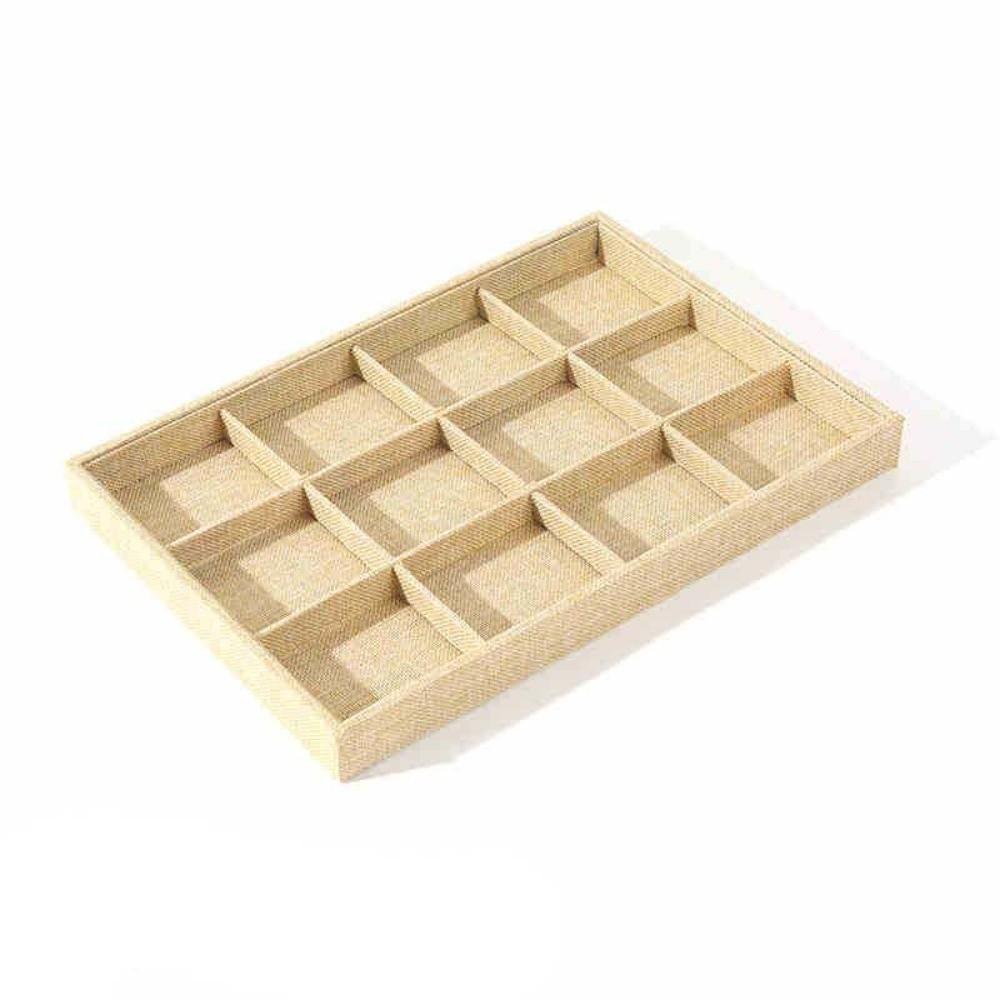 Multifunctional Linen Jewelry Tray Retro Jewelry Organizer Jewelry Box  Boutique