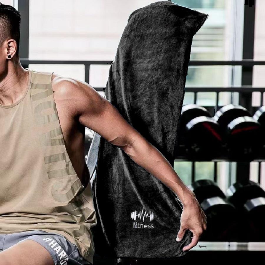 1 szt. Ręcznik sportowy Ręcznik na siłownię Lpad Kąpiel Szybkoschnący Outdoor Wchłanianie wody Bieganie Koszykówka, Kemping Wędrówki Ręcznik do potu