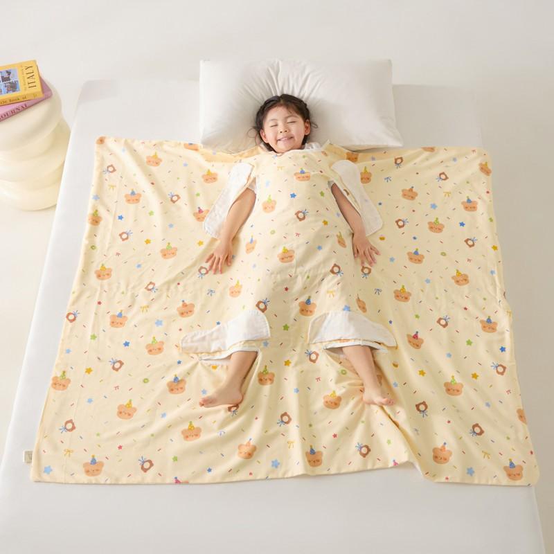 A Cotton Kids Sleep Sack Quilt Baby Toddler Wearable Blanket Washable