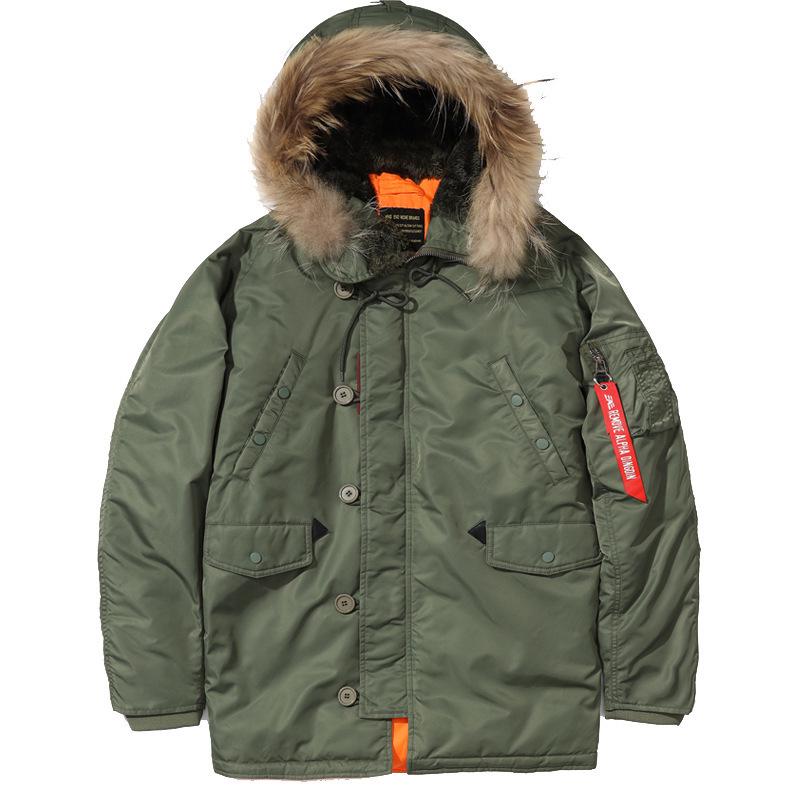 Men`s Hooded N3B Pilot Air Force