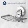 Factory Wholdsales Stainless Bathroom Accessories Metal Shiny Stainless Steel Soap Dish Rack/Holder