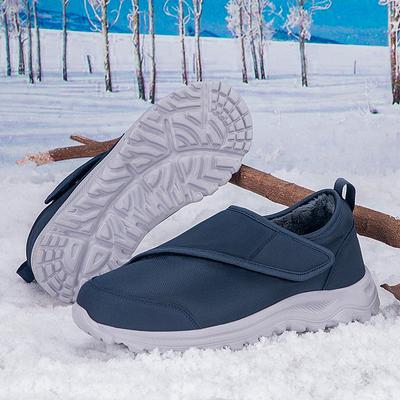Couples Warm In Winter Women's Casual Shoes Thumb Soft Comfortable Diabetic Man Shoes Loose Big Size  Flat Bottom Elderly Shoes