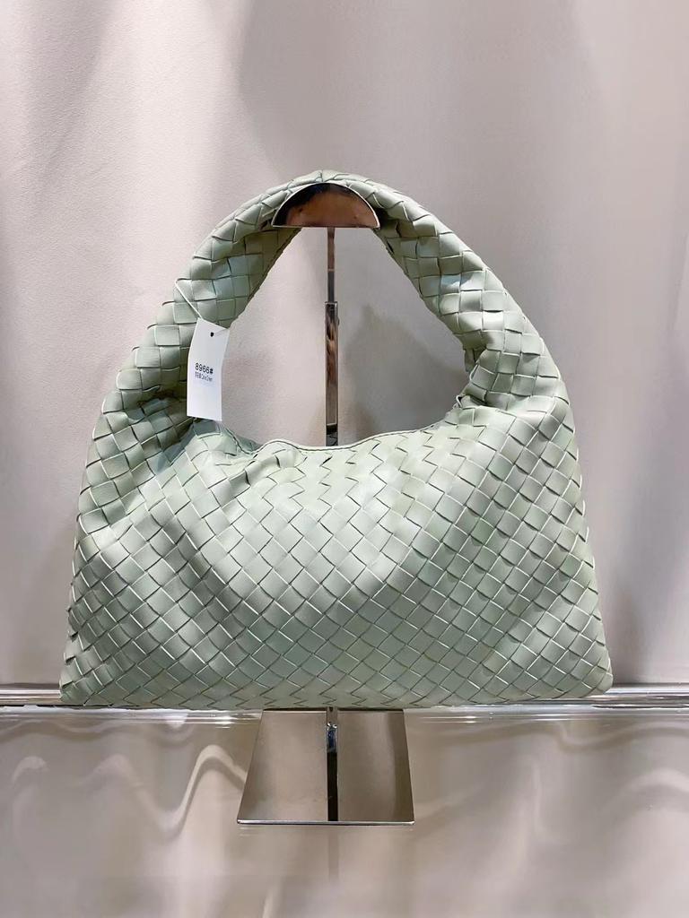 Woven shoulder bag underarm bag spring and summer new bag women's bag handmade high-texture dumpling bag tide