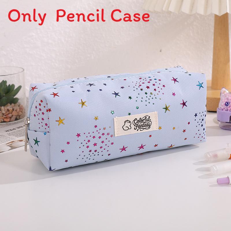 Style Starry Dot Pencil Bag With Polyester Material For School Use And Storage