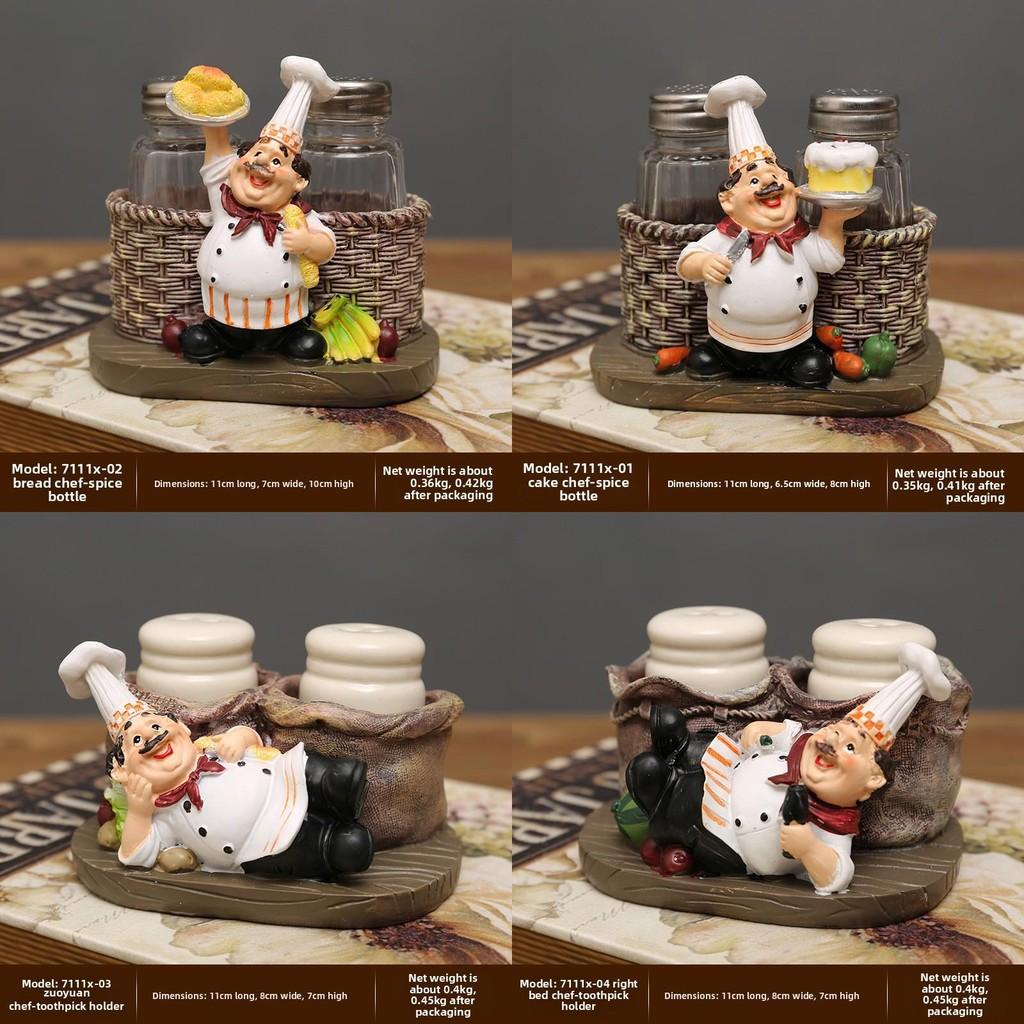 European Themed Resin Chef Figurine Ornament For Birthday Or Graduation Gift