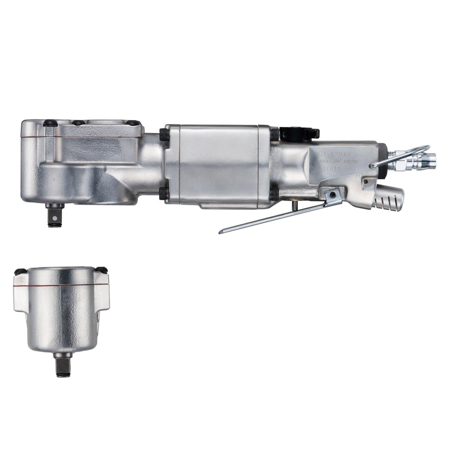 

VESSEL Кутовий пневмогайковерт Діаметр болта (Звичайний 10мм) GT-C900 срібний