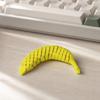 3D Printed Articulated Banana Fidget Toy, Bendable Stress Relief Toy with with Soft Clicking Sound, Built-In Hanging Hole for Keychain Backpack