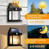 Solar Outdoor Led Courtyard Wall Lamp Human Body Induction Motion Sensor Garden Terrace Garage Door Street Fence Porch Lamp