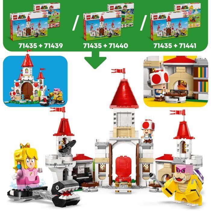 Lego® super mario 71435 combat contre roy au château de peach - set personnages nintendo
