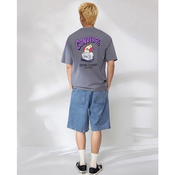 Converse T shirT ToasTer Graphic quieT Shade Mcj751 G6m