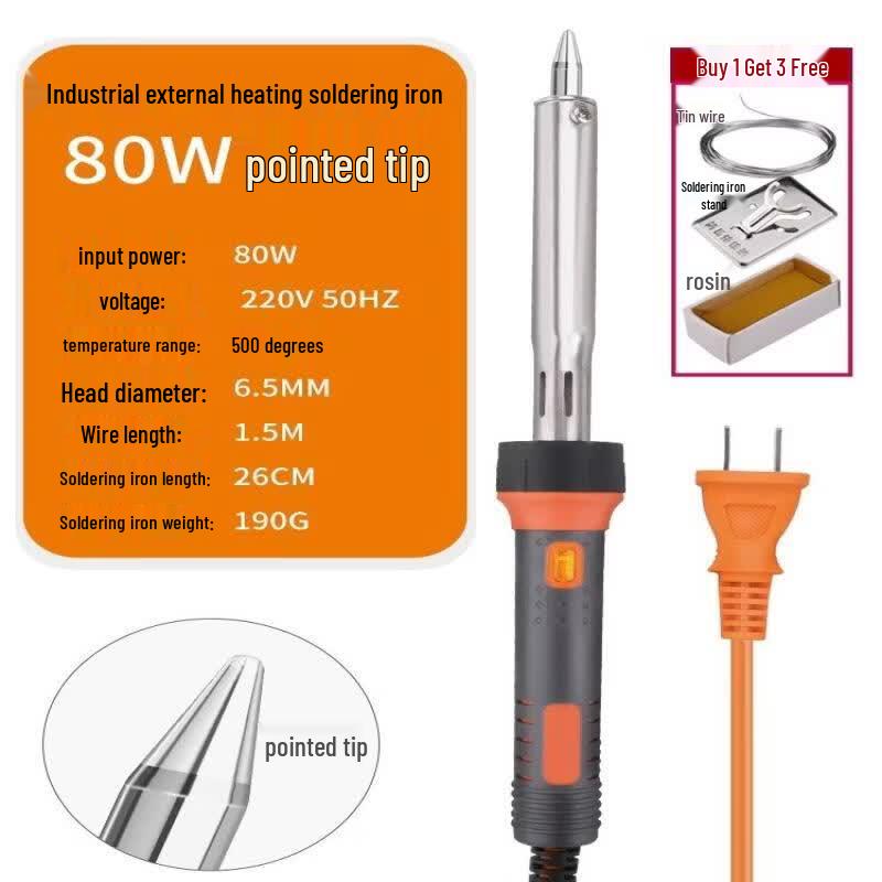 

80W Pointed Tip Soldering Iron Kit