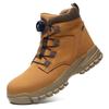 Waterproof Safety Boots Men Indestructible Steel Toe Work Boots Anti-smash Stab-resistant Safety Shoes Biker Botas Para Hombre
