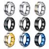 Men's Multi-color Fade-resistant Titanium Steel Ring - US Standard Size
