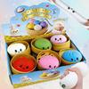 Colorful Simulated Dumpling Squishy Relaxing Relieve Anxiety Antistress Enhance Happiness Reusable Rebound Squeeze Reliever Toys