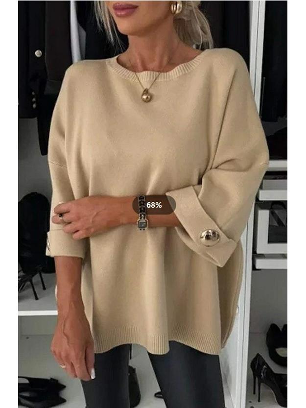 Autumn 2025 European & American Women's Versatile Round Neck Casual Top