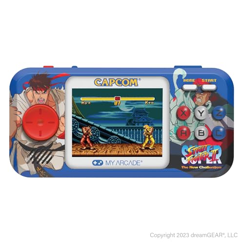 My Arcade Street Fighter II Pocket Player Portable Game System with 2 Games and a 2.75-inch Color Screen
