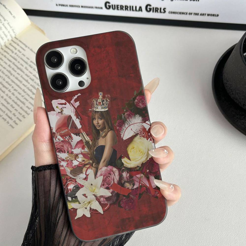 Singer Pinkpantheress Phone Case For IPhone 17 16 15 11 12 13 14 Pro Max Soft Corrugated Silicone Cover Case