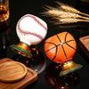Rotating Base Spinning Sports Ball Whiskey Glass Drink Ware Beer Tumbler Gift  Birthday Gift