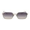 Prada Enamel Triangle Logo Irregular Sunglasses Women sunglasses Gold PRA51SZVN30C