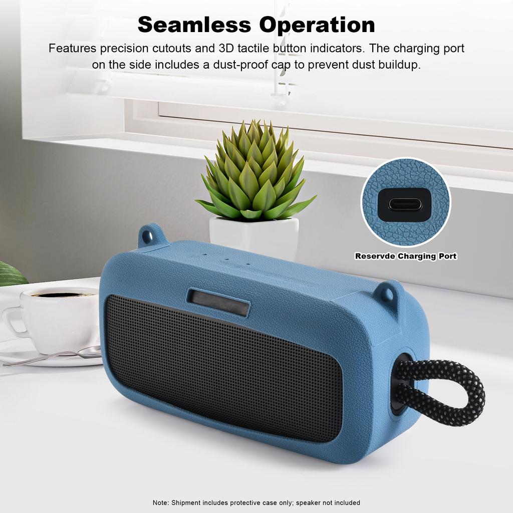 Silicone Cover Case Shockproof Protective Travel Case for Bose SoundLink Plus Speaker Accessories