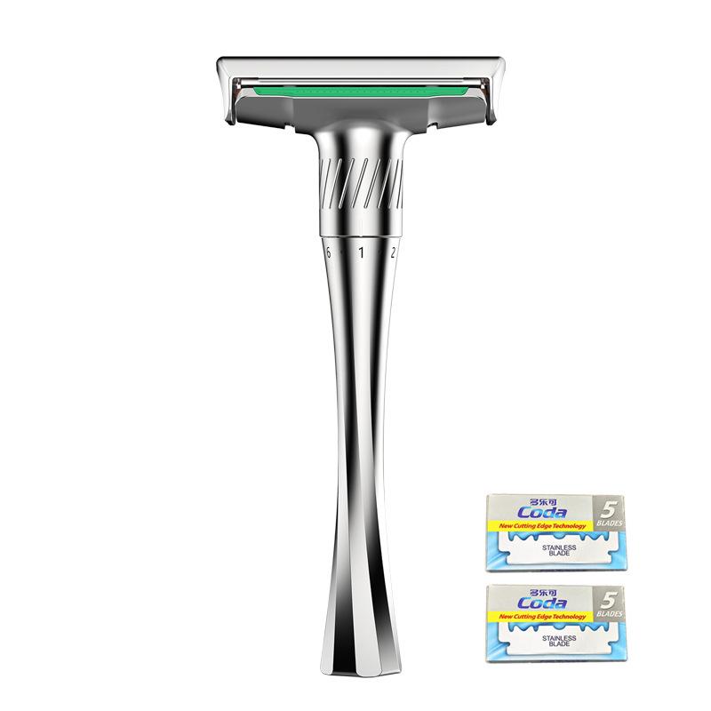 Manual Razor Adjustable Men's Razor Manual Zinc Alloy Razor HolderManual Razor