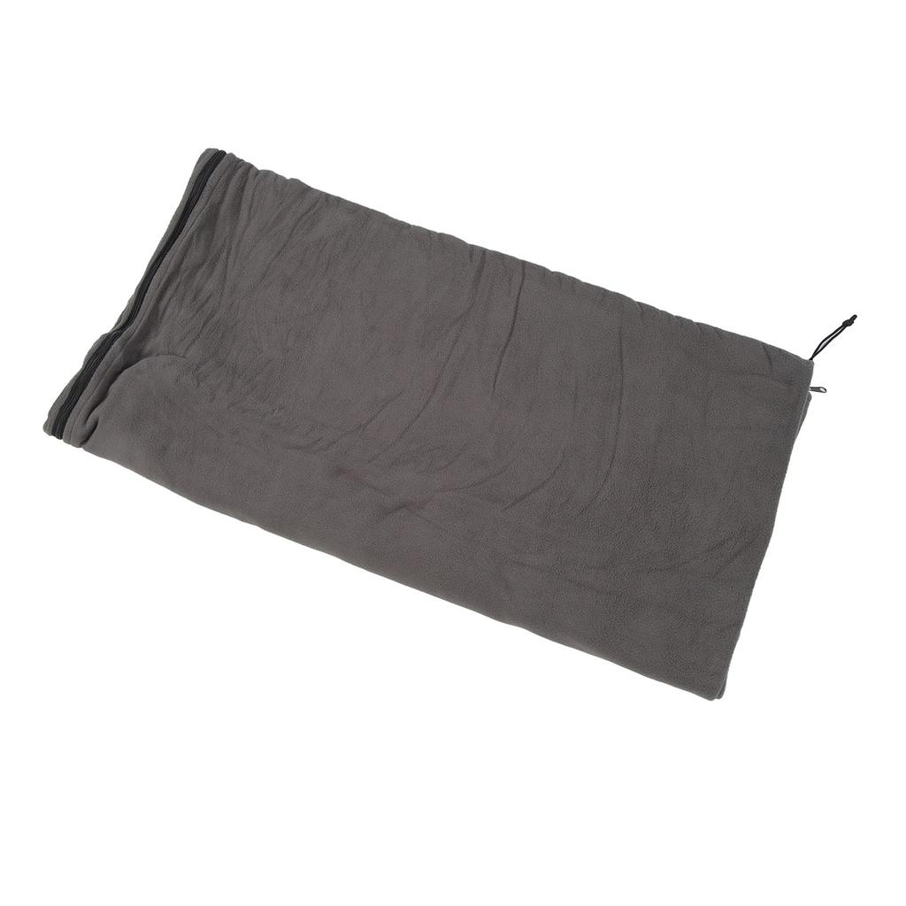 Fleece Sleeping Bag Foldable Sleeping Liner Portable Fleece Zippered Sleeping Bag Liners for