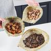 Bamboo Woven Kitchen Basket Set: Winnowing Basket, Fruit Basket, Snack Plate, Steamed Bun Mold, Sieve, Vegetable Washing Basket.