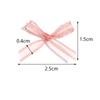 30pcs/lot Organza Mini Bows Color Cute Nail Art Lace Bowknots Charm for Craft Handwork DIY Manicure Decoration Material
