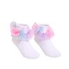 Girls Lace Princess Dance Socks with Ruffle Trim – Breathable Lightweight for Kids