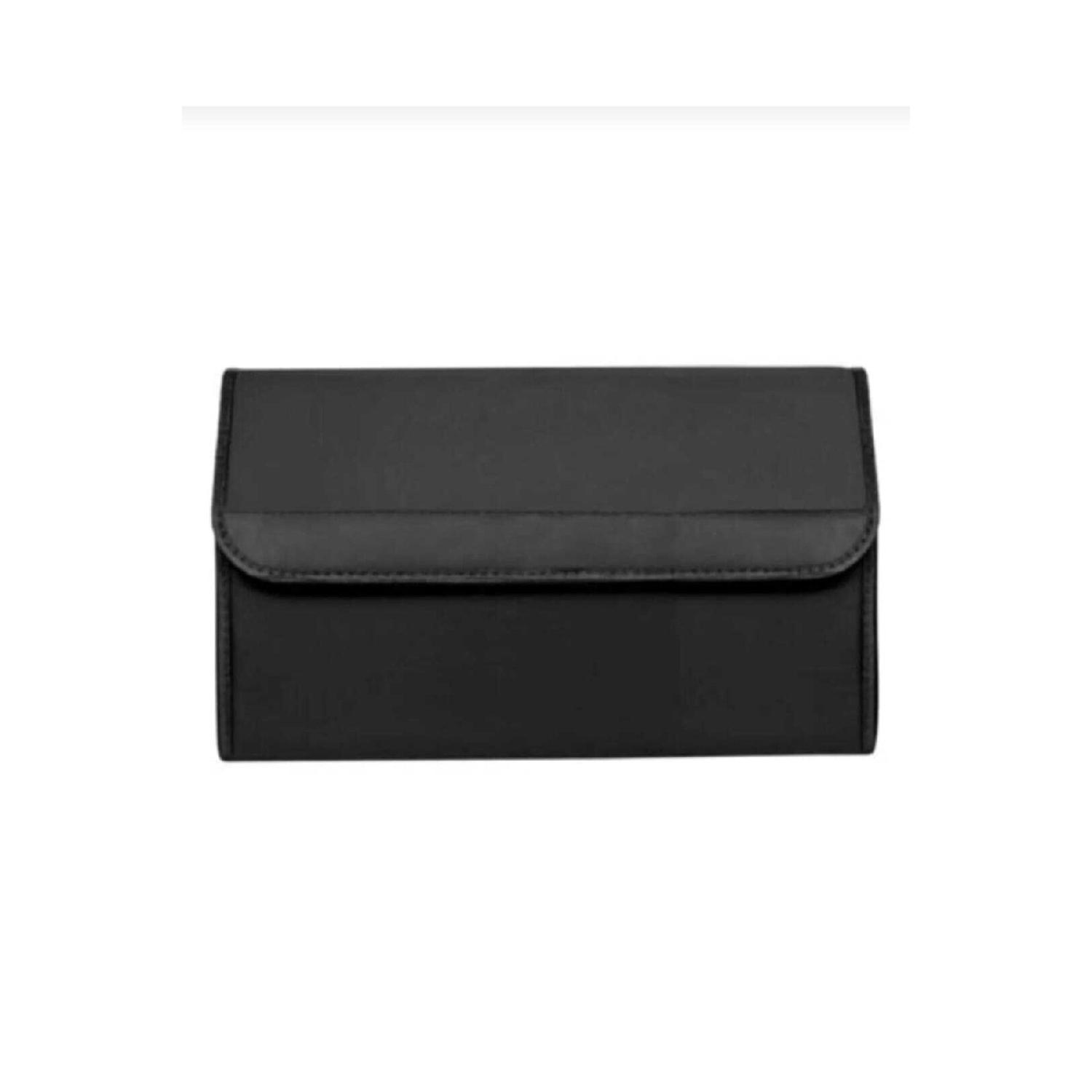 

Car Trunk Organizer Leather Luggage Box Bag Black