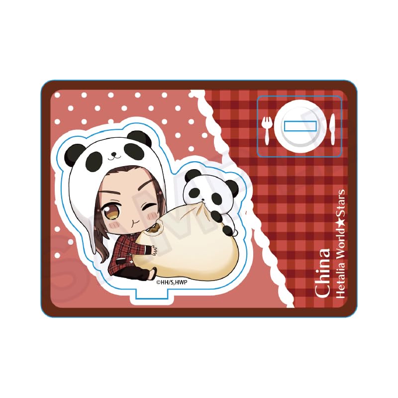 Hetalia WorldStars China Mini Character Stand yummy ver. H75W100mm Acrylic