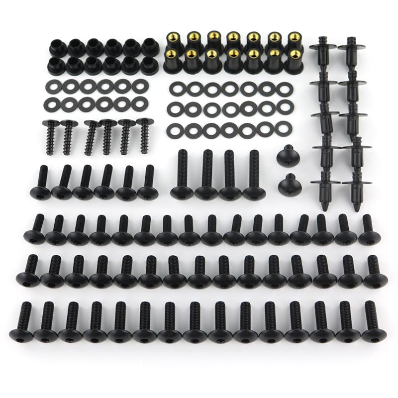 Fit For Kawasaki Z250 Z250SL Z300 Z650 Z750 Z800 Z900 Z1000 Complete Full Fairing Bolts Kit Screw Washer Fastener Bodywork Steel