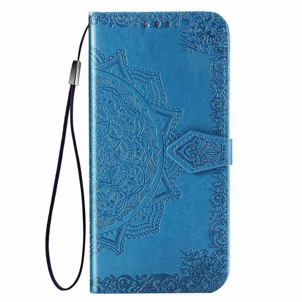 Reno13 FS Reno 12F 12FS 13 14 Pro 5G 4G Flip Case Leather Wallet 3D Mandala Card Funda for OPPO Reno 12 Case 14F 13FS 13F Cover