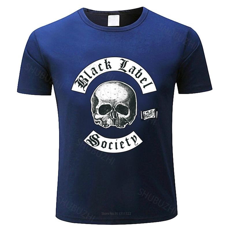 

mens short sleeve t shirt BLACK LABEL SOCIETY 1 T-SHIRT Punk BLACK FRUIT OF THE LOOM DTG fashion tee-shirt male summer tops 4XL
