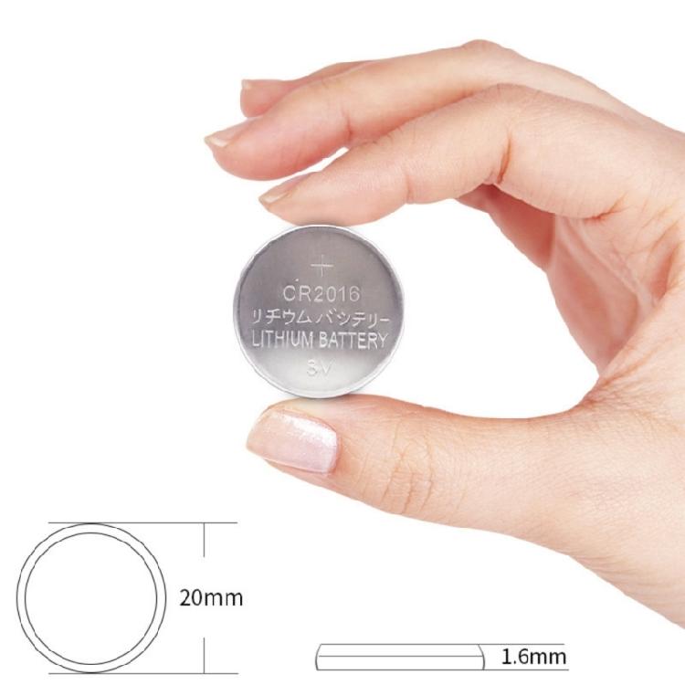 1 Set CR2016 Button Cell Battery 3V for Automotive Remote Control Stable Button Coin Cell Batteries 300mAh Capacity
