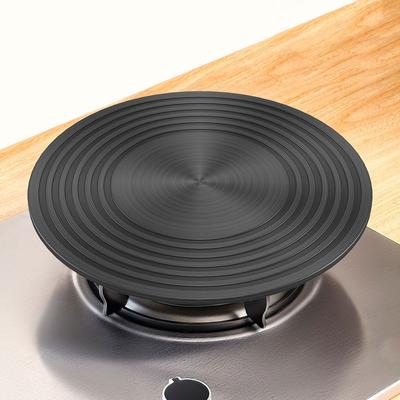 Placa Difusora de Calor Liga de Alumínio Bandeja Descongeladora de Alimentos Protetor de Chama de Cozinha Placa para Cozinhar em Fogo Baixo Dupla Face Antiderrapante para Fogão a Gás