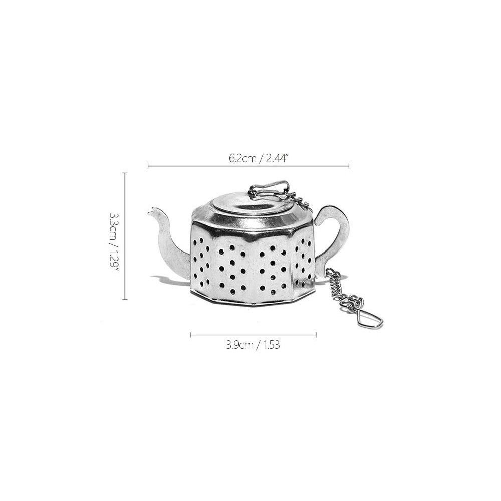 Stainless Steel Tea Infuser Fine Mesh Spice Filter Tea Strainer Loose Leaf Brewing