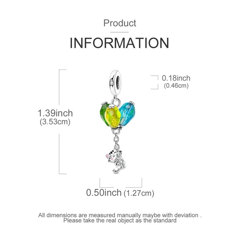 Original Charmscopper Colorful Balloon Cat Beads Fit Charms Platabracelets For Women Women Jewelry Making Diy Gifts