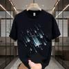 Men High Quality Cotton T Shirt Short Sleeve Crew Neck Casual Solid Color Top Soft Breathable Basic Tee for Summer Wear