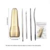 Seturi de instrumente de reparare a pantofilor de cusut din piele din pânză Seturi de instrumente de cusut manual pentru cusătură conic pentru artizanat din piele Set de instrumente pentru cusut artizanal din piele