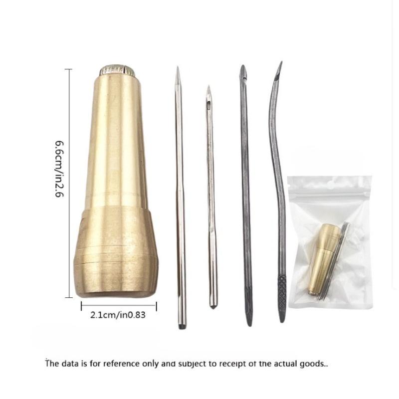 Seturi de instrumente de reparare a pantofilor de cusut din piele din pânză Seturi de instrumente de cusut manual pentru cusătură conic pentru artizanat din piele Set de instrumente pentru cusut artizanal din piele