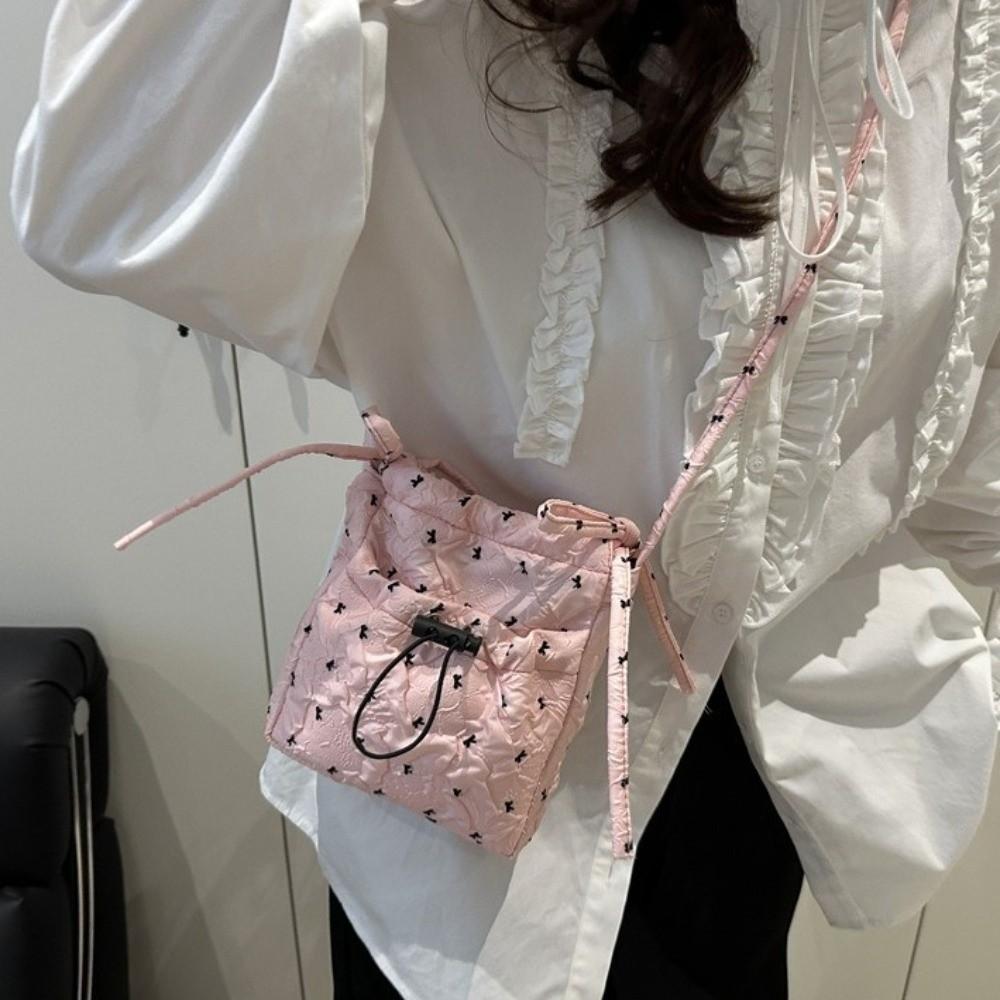 Coin Pouch Women Crossbody Bag Versatile Mobile Phone Pack Casual Bow Shoulder Bag Daily