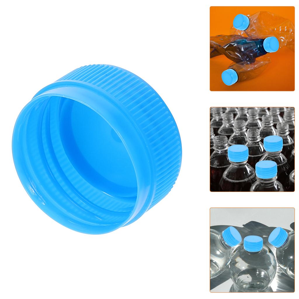 100 Pcs Bottle Cap Plastic Lids for Water Caps Colorful Accessories Pp Child Sealing