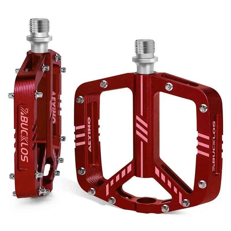 BUCKLOS 3 Bearing Bicycle Pedal CNC Aluminum Alloy Mountain Bike Pedals Non-slip Road Bike Pedal Ultralight MTB Pedals